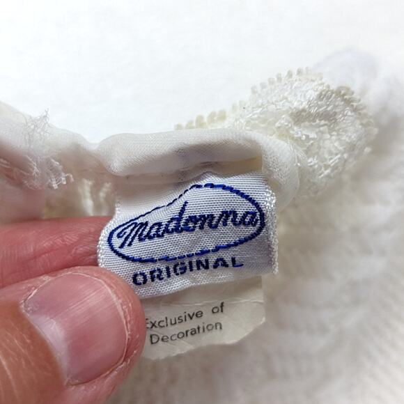 Vintage Madonna Dress Baby Girls Size 6m Sweater Ivory - Picture 4 of 5